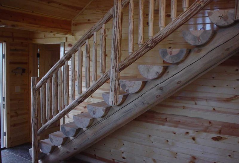 Indoor & Outdoor Railings - K&A Log Furniture & Construction